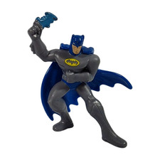 DC Comics Batman Figurina Happy Meal McDonald's 2011 Grigio Blu Batarang