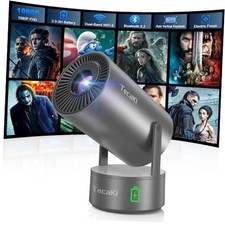 Projector with WiFi and Bluetooth, Mini Portable Projector with Built color 2