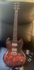   Paper Jamz AC/DC Guitar Instant Rock Star With Strap - No Box Tested Works