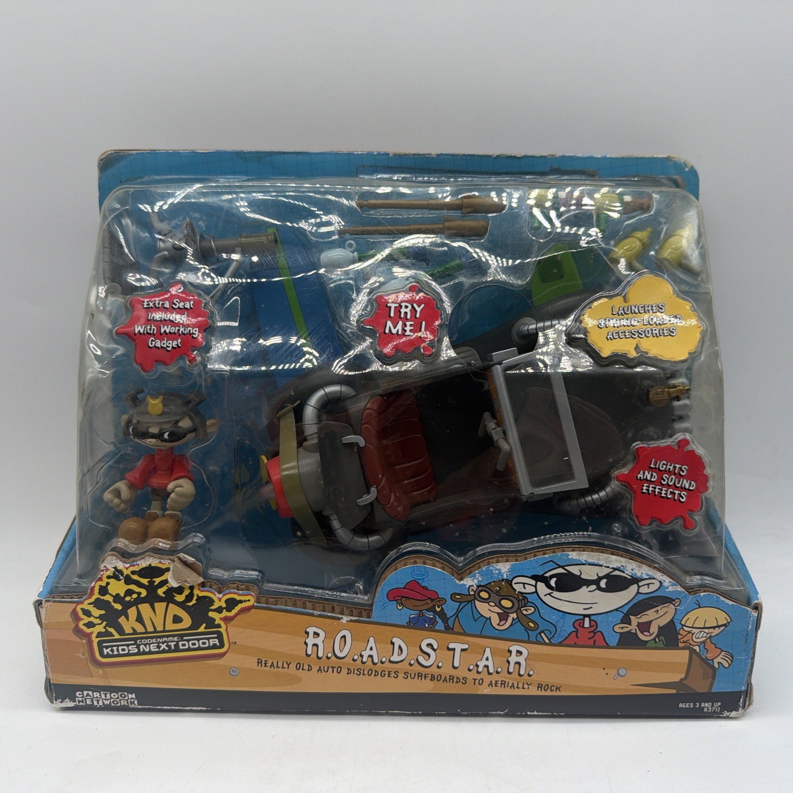 RARE Codename Kids Next Door KND R.O.A.D.S.T.A.R. Roadstar Cartoon Network READ