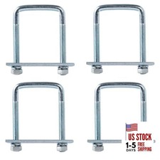 4 Pack Leaf Spring Clamp Kit, 2-5/8 inch Width X 3-3/4 3-1/8Wide X 4-1/8Long