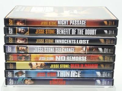 Jesse Stone 8 Movie DVD Lot Tom Selleck Crime Drama Collection - Very Good!
