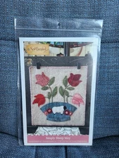 Sew Cherished SIMPLY SHEEP May Wool Applique Pattern Banner Decor 2017 NEW