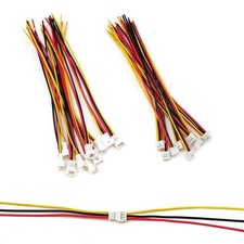 10 Pairs JST Connectors 1.25mm 3 Pin Micro Male and Female Connector Plug with 3