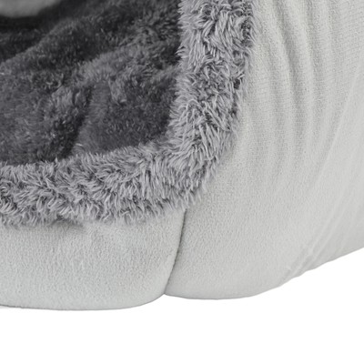 Cat House Half Enclosed Warm Cat Cave Easy To Clean Padded Round Pet House For
