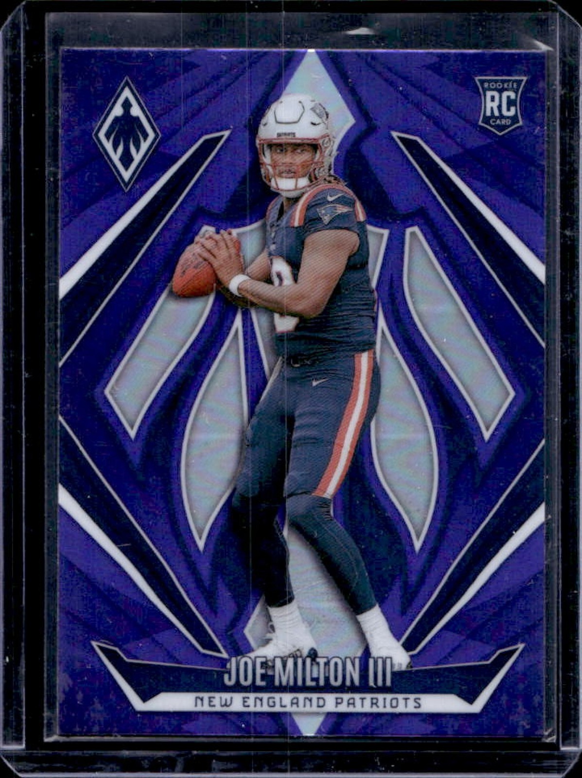 2024 Phoenix Joe Milton III RC Purple Rookie #205 Patriots