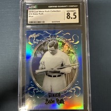 2019 Leaf Metal Babe Ruth Collection Baseball Cards - Special Edition Box 19