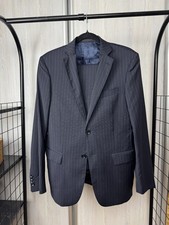 Pal Zileri Lab navy blue striped 2 pcs 2 buttons wool suit
