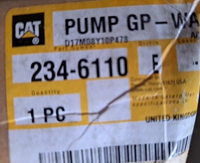 New OEM Caterpillar Water Pump Assembly 234-6110 2346110 UK NextDay Air Availabl