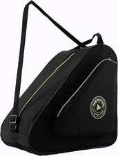 HEXIFUL Skate Bag for Ice, Inline, Roller Quad Skates - Kids Adults