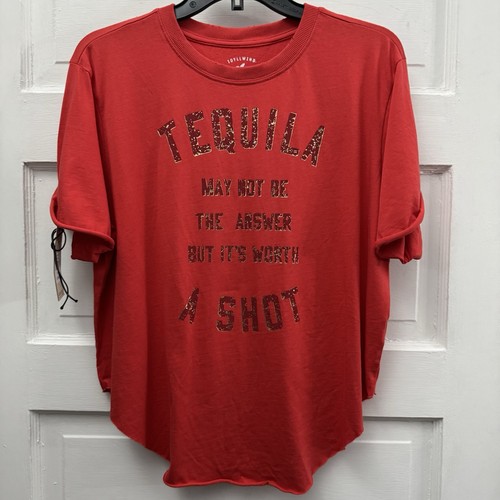 Idyllwind Tequila Graphic Tee Womens Medium Western Country Miranda Lambert