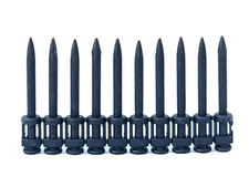 1-1/2" Collated Concrete Nails, .115" Shank Black Pins for Fastening Metal Fr...