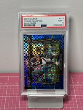 2022 Select Chase Claypool Blue Prizm 37 /49 #411 PSA 9
