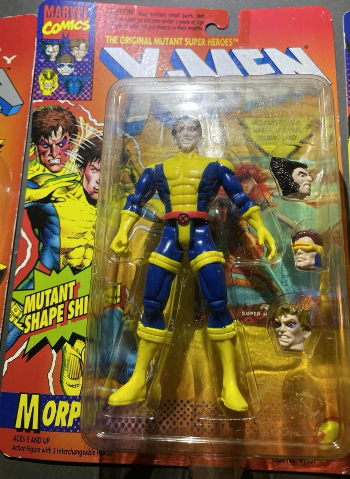 Lote de figuras Toy Biz The Uncanny X-Men 1992-94 - Gambito/Morfo/Banshee Foto 3 de 4