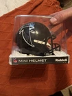 Andre Rison signed Falcons, Mini Helmet. Schwartz Authenticated.