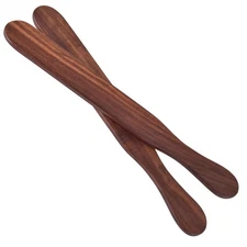 Rhythm Bones Wooden Sticks Hand Percussion Musical Spoons Claves Seasoned Ros...