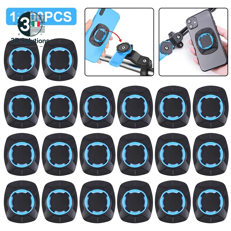 ADESIVO QUAD LOCK 3M Patch Girevole Staffa per Manubrio per Cellulare Supporto P - Bild 2 von 4