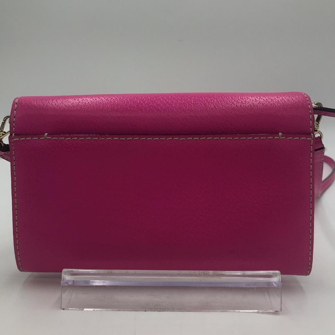 Kate Spade long wallet and shoulder bag in shocking pink  thumbnail 5