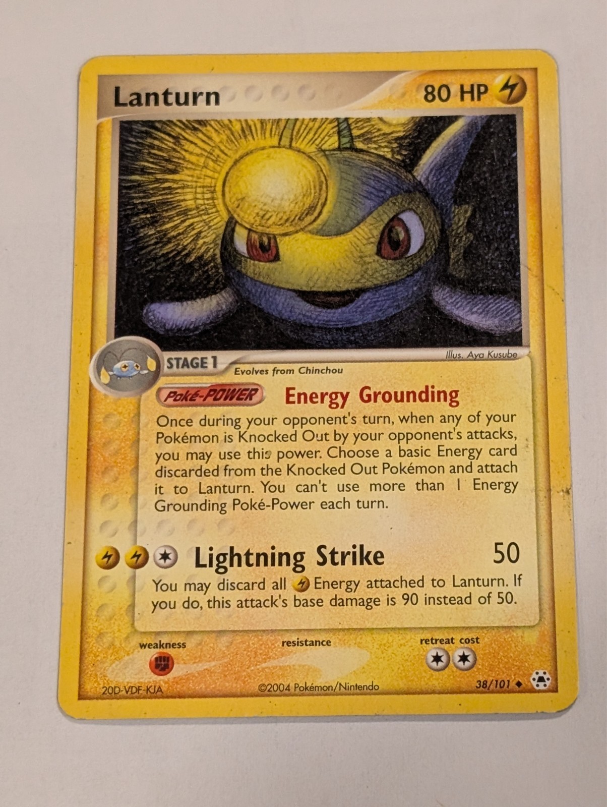 Lanturn 38/101 - Hidden Legends Pokemon Card