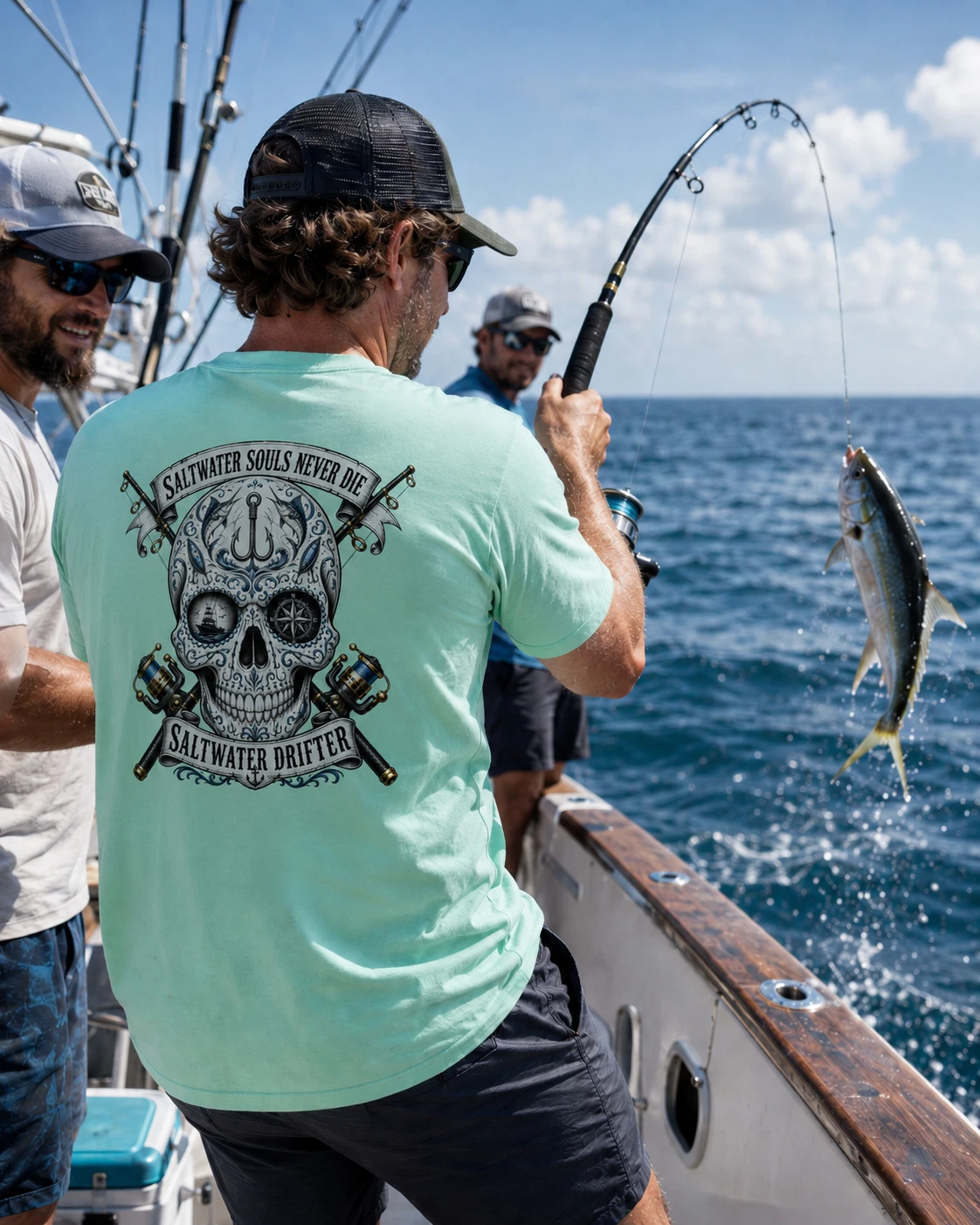 Saltwater Drifter t-shirt Key West Havana Cabo ocean fishing