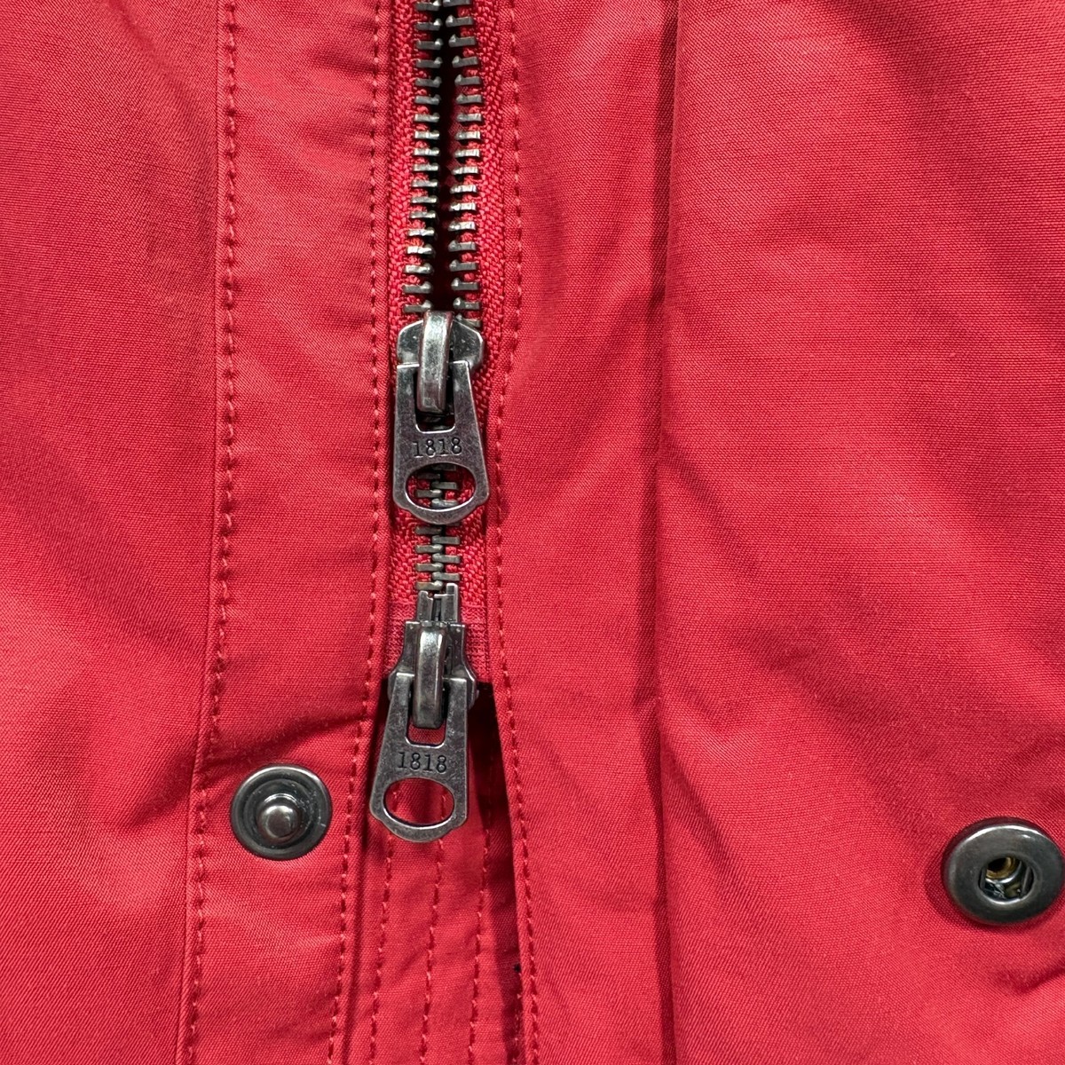 Brooks Brothers Red Fleece Jacket Men Medium Red Thermore
