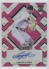 2022 Leaf Metal Pink Wave 2/5 Cooper Hjerpe #BA-CH3 Auto 4z8