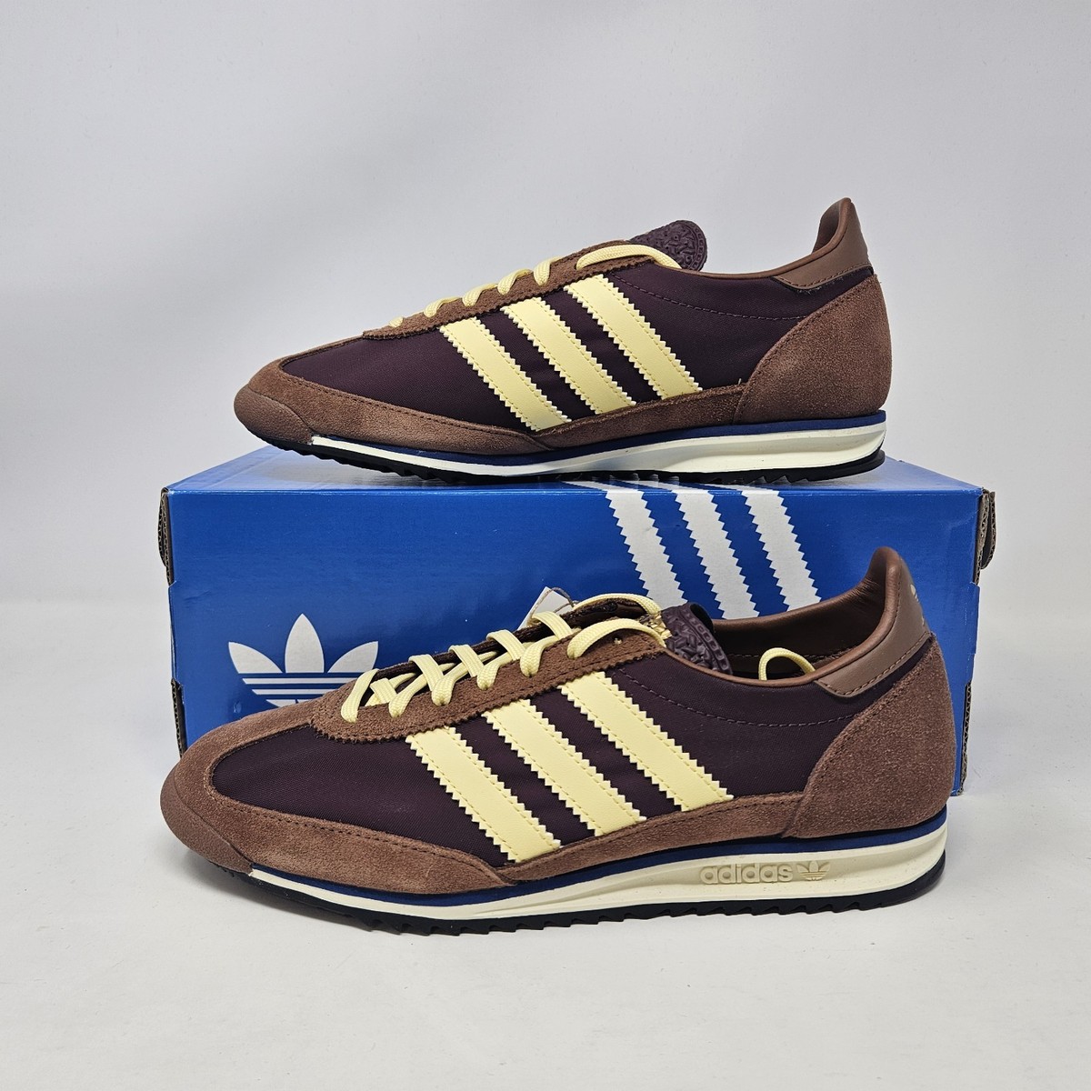 未使用 adidas Originals SL72 OG W IE3425 adidas Originals SL72 OG IE3425 Maroon/Almost Yellow/ Brown
