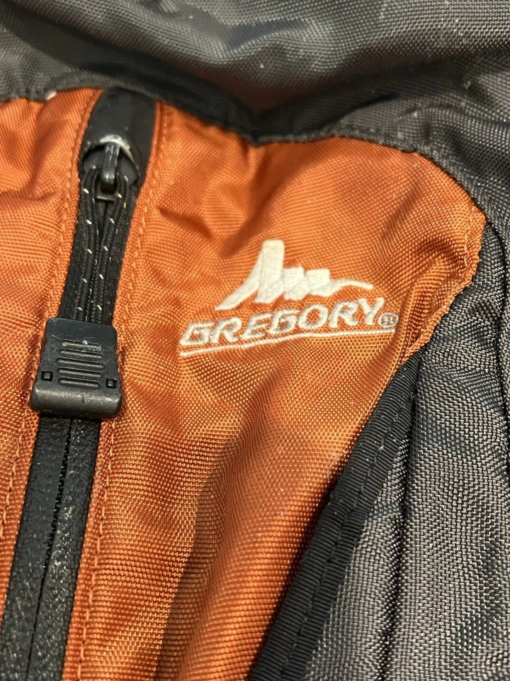 Mochila de viaje Gregory Nano negra/naranja senderismo escalada unisex Foto 4 de 4