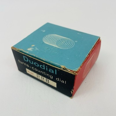 Duodial RBB Counting Dial/Knob Fits 1/4'' Shafts Up to 15 turns, 100 Counts/Turn