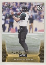 2020 Leaf Draft Gold Cole McDonald #25 i2k