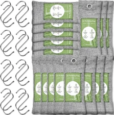 16 Pack Bamboo Charcoal Air Purifying Bag Activated Charcoal Bags Odor Moisture