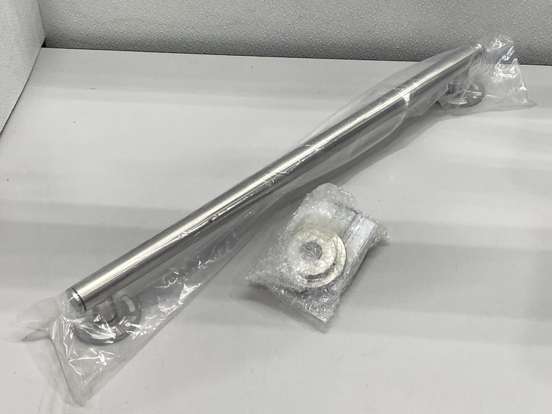 Moen YG0724BN Iso 24-Inch Bathroom Safety Grab Bar Comfort Grip Brushed Nickel