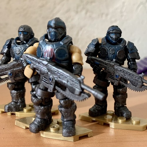 GEARS OF WAR MEGA CONSTRUX CARMINE BROTHERS *CUSTOM* ANTHONY BENJAMIN CLAYTON - Picture 3 of 12