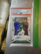 Sauce Gardner  Auto 2023 Donruss Elite Back to the Future Auto 81/149 NY Jets