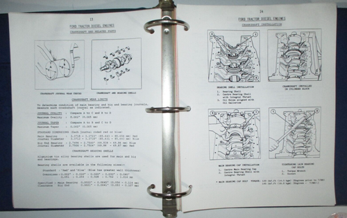 Ford 2910-TW35 Tractor B.S.D. Diesel Engine Service Training Manual 555C 655C && - Picture 5 of 12