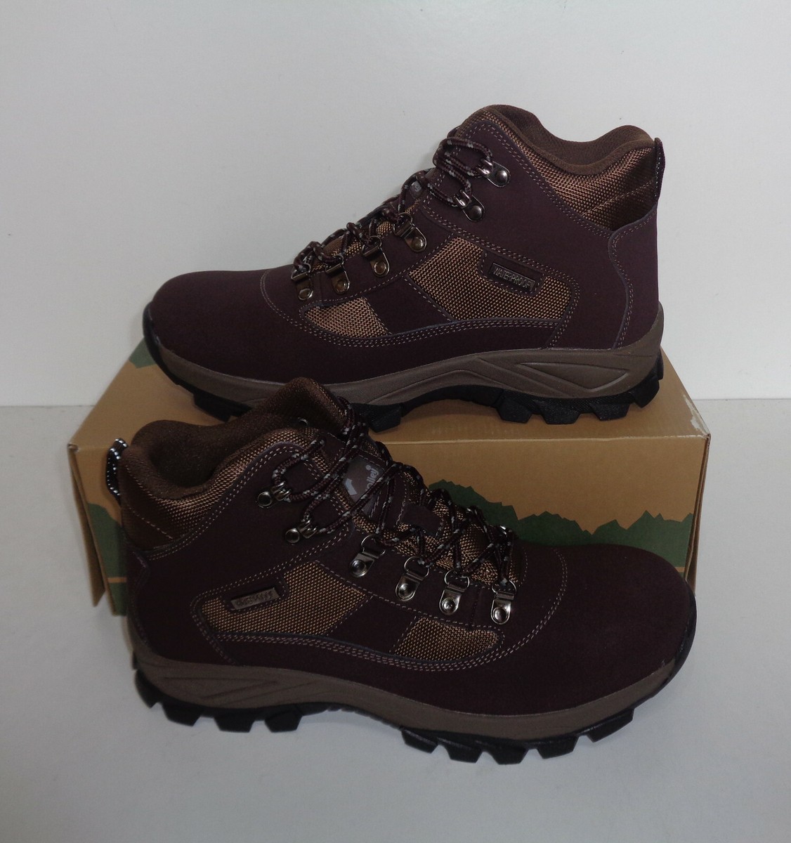 Wyre Valley Mens Waterproof Memory Foam Walking Hiking Trekking Boots Sizes  7-12