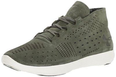 Under Armour Women's Olive Green Sneaker Street Precision Mid Luxe 6 9.5 $110