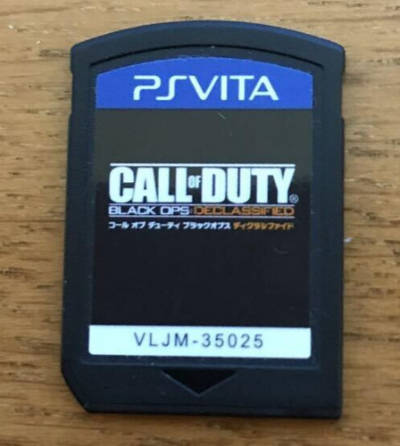 PS VITA Call of Duty Black OPS Declassified Sony Japanese Games Cartridge only