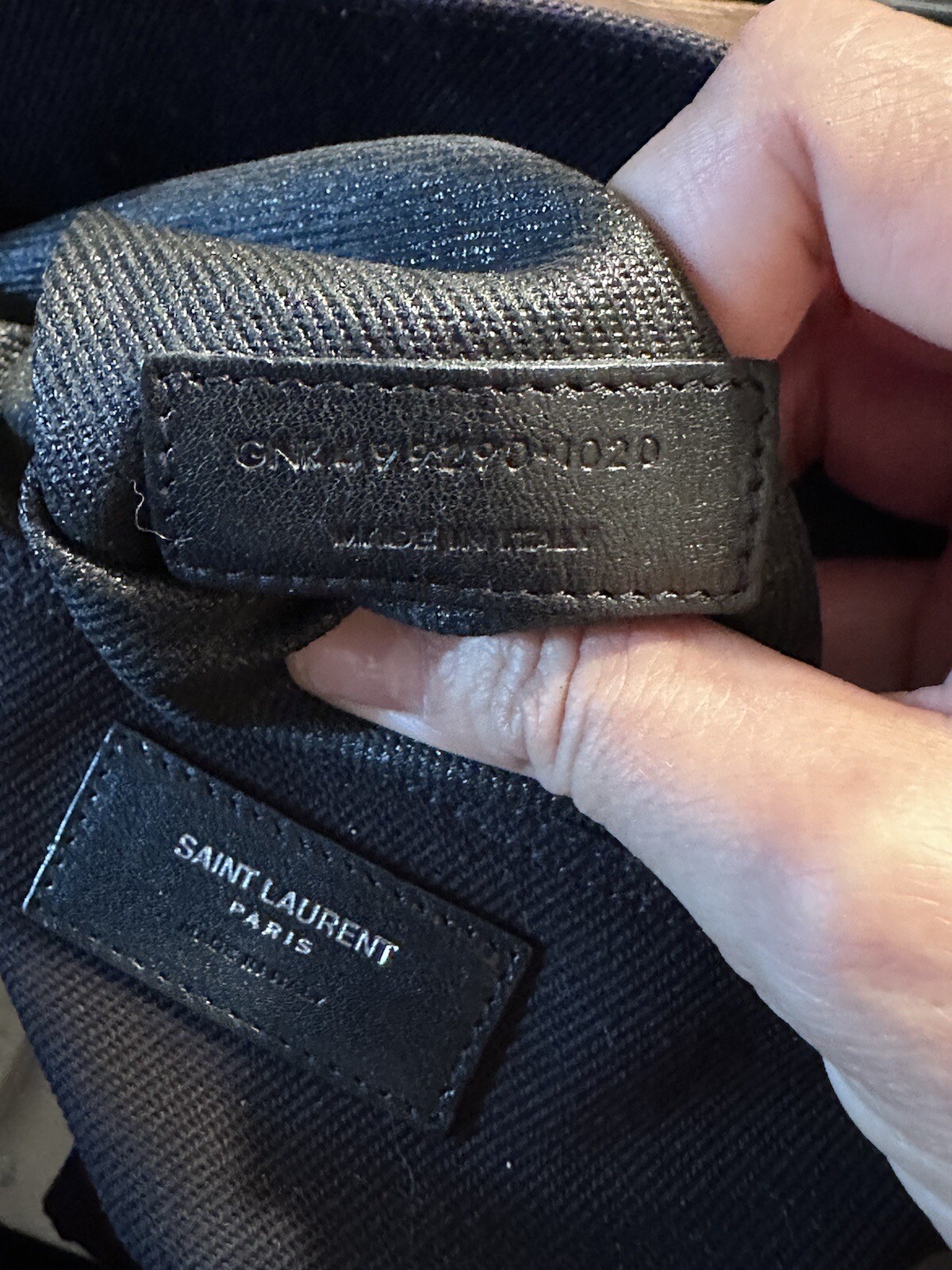 Saint Laurent YSL Linen Black Rive Gauche Tote - image 11