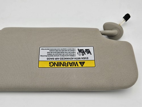 2019–2022 Acura ILX Left Driver Side Sun Visor Dual Light Gray NH882L OEM - Picture 3 of 8