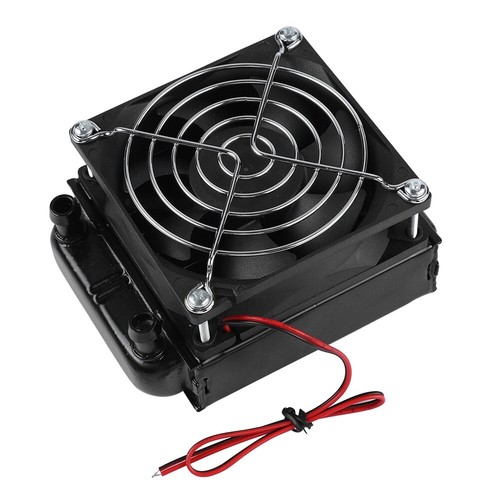 Water Cooler 80mm CPU LED Water Cooling Cooler Heat Row With Fan For Computer - Afbeelding 3 van 8