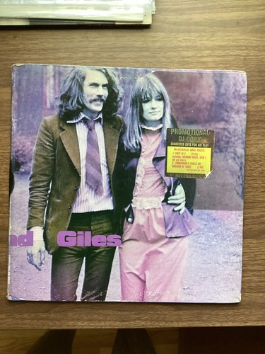 Giles and McDonald Italy Press 1971 LP - with DJ Promo Sticker