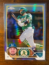 2023 Topps Chrome Shea Langeliers #175 RC Rookie Prism Refractor Athletics