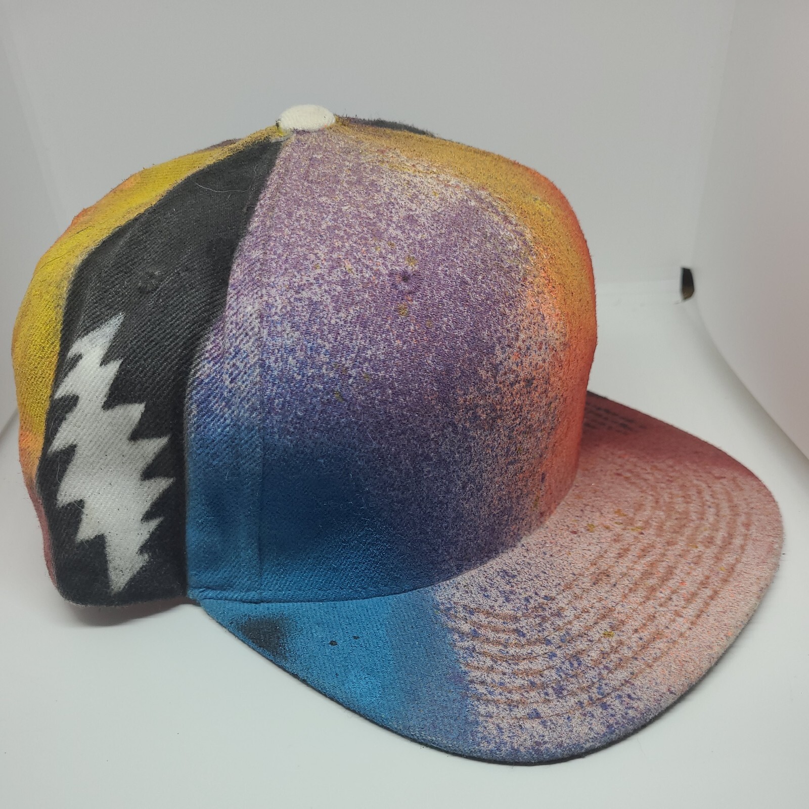 1990s Theme Graffiti Hat Cap Adjustable Snap Back - image 2