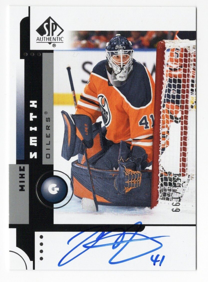 2021-22 SP Authentic 2001-02 Retro Auto Autograph #01RA-MS Mike Smith 151/199