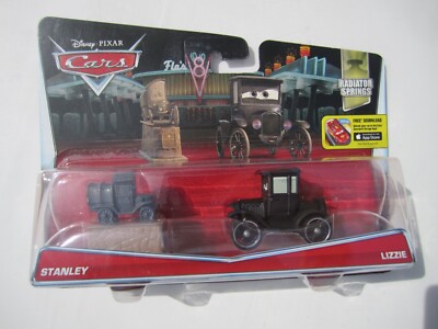 Disney Pixar Cars Stanley Statue & Lizzie 2-Pack Radiator Springs