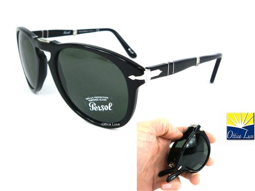 Persol 714 95/31 54 Nero PIEGHEVOLE 9531 Sunglass Occhiali Sole  Sonnenbrille | eBay