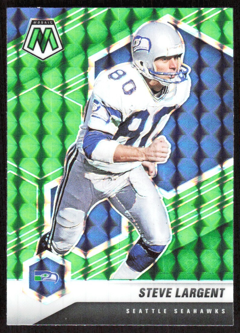 2021 7893A Panini Mosaic Prizm Green Steve Largent Seattle