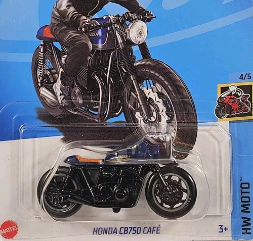 Hot Wheels Honda CB750 Cafe #141 HW Moto 4/5 Toy Motorcycle COMBINE SHIPPING - Picture 2 of 2