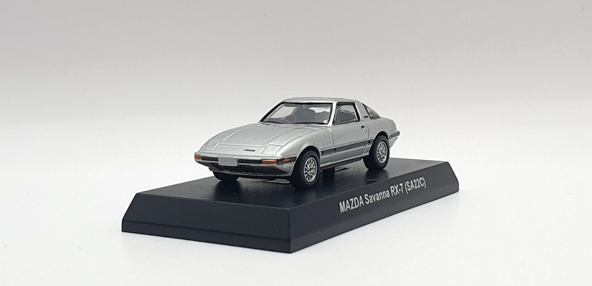 Kyosho 1/64 MAZDA SAVANNA RX-7 SA22C FB SILVER diecast car model